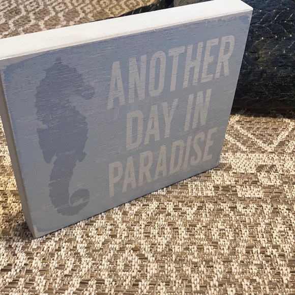 Cute Office or Home Wood Self Standing Decor Sign - Picture 2 of 6